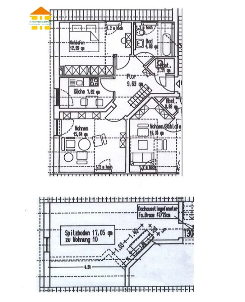 3 room apartment with 68 m² in Chemnitz – Photo 11