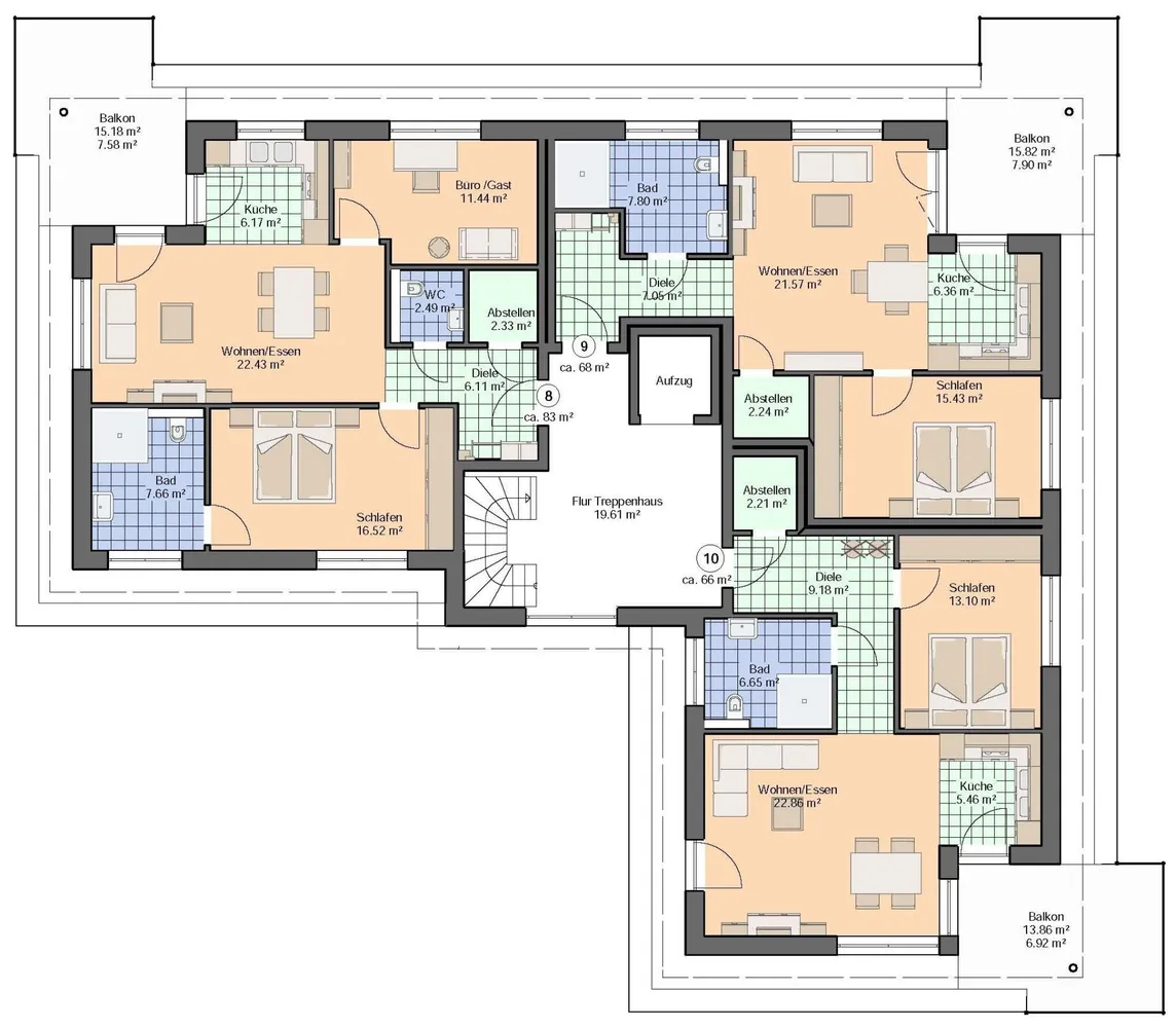2 room apartment with 68 m² in Minden – Photo 4