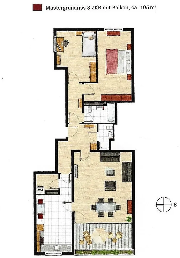3 Zimmer Wohnung mit 105 m² in Köln – Bild 11