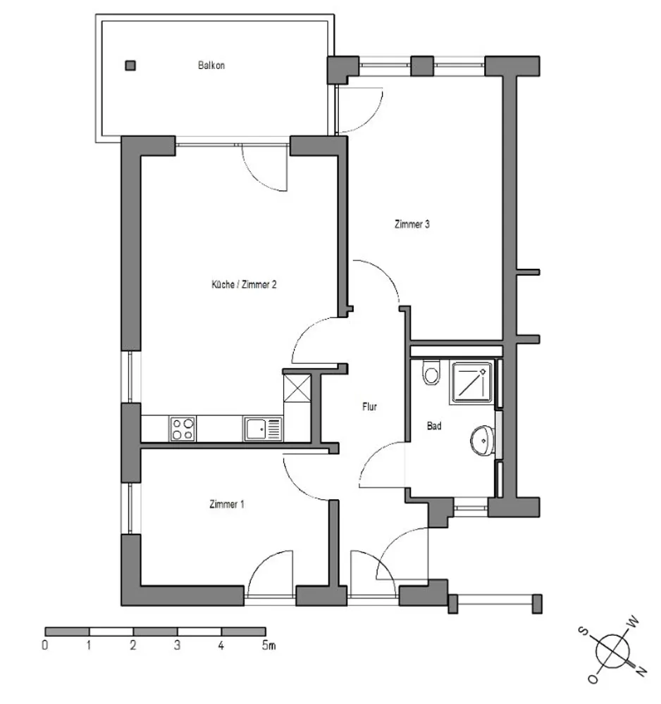 3 Zimmer Wohnung mit 76 m² in Bielefeld – Bild 4