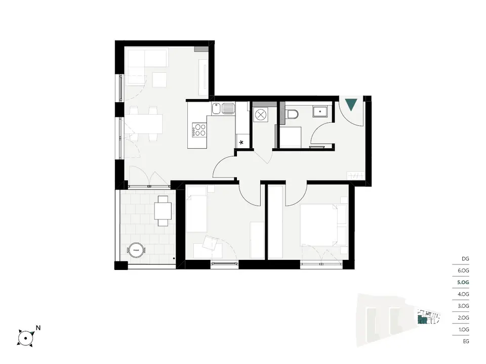 3 Zimmer Wohnung mit 64 m² in Crailsheim – Bild 10