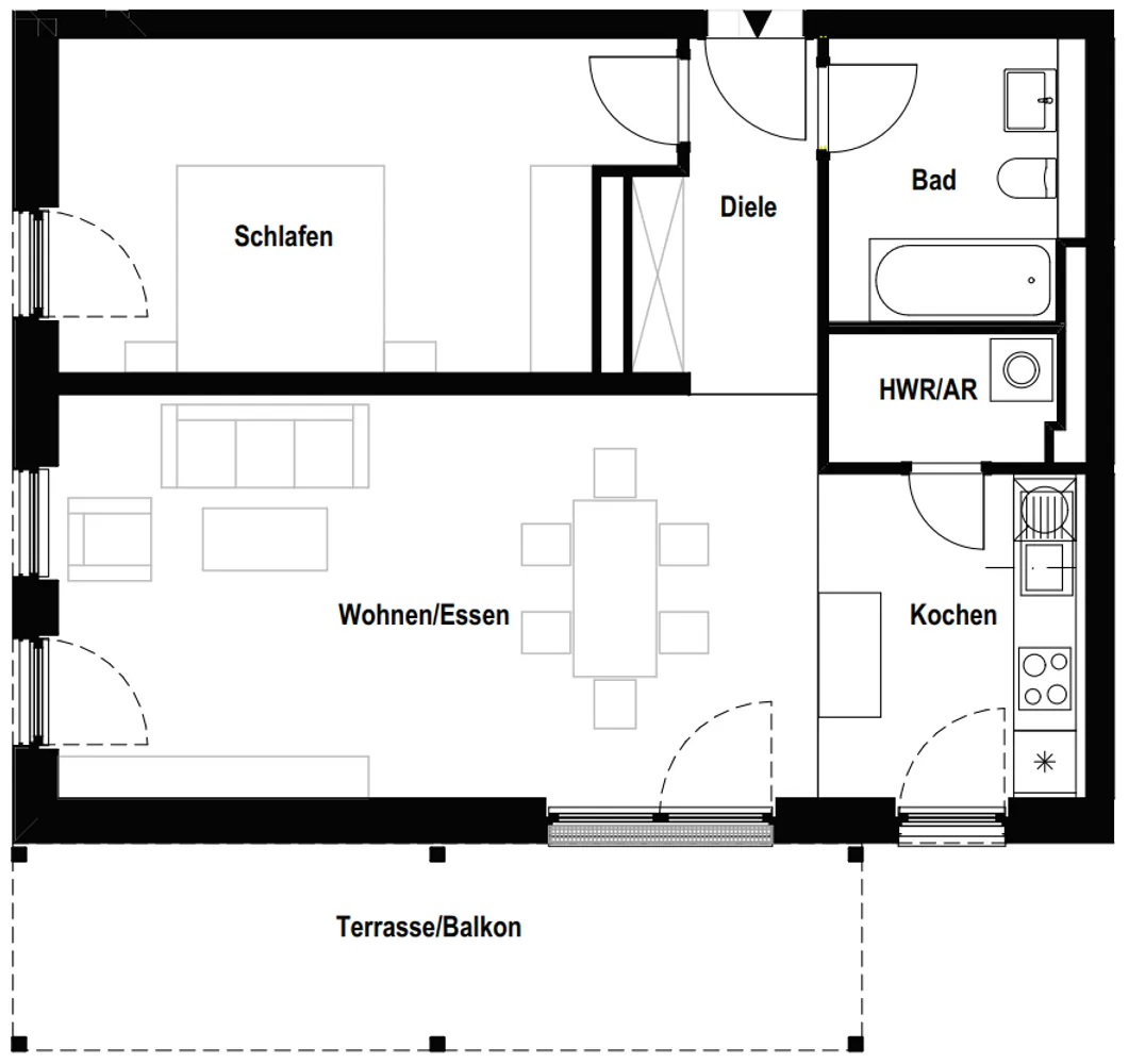 2 Zimmer Wohnung mit 74 m² in Darmstadt – Bild 8