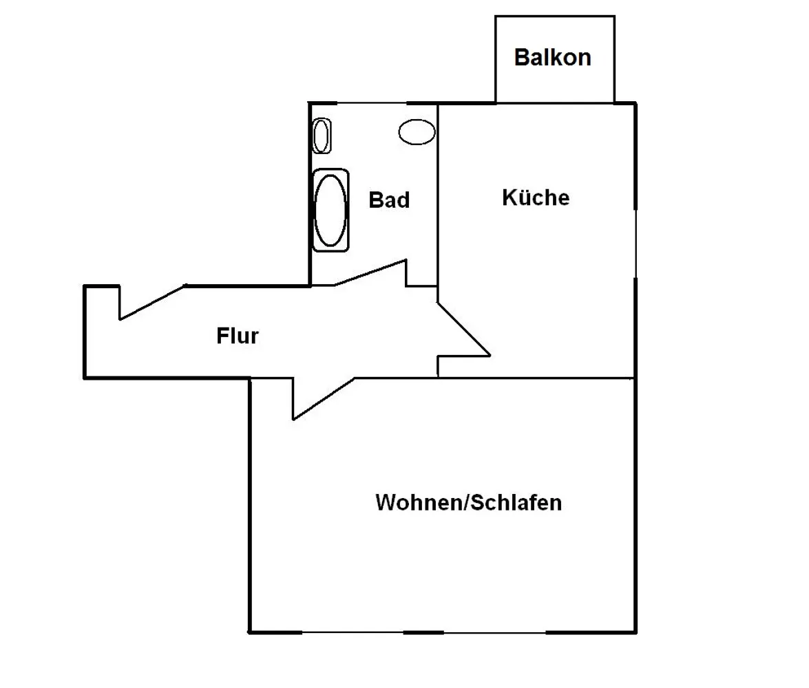 1 Zimmer Wohnung mit 46 m² in Pirna – Bild 6