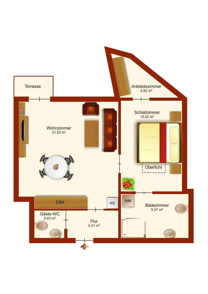 2 Zimmer Wohnung mit 68 m² in Bremen – Bild 9
