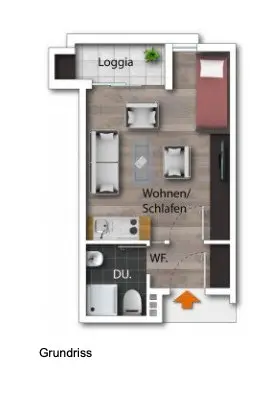 2 Zimmer Wohnung mit 31 m² in Bielefeld – Bild 9