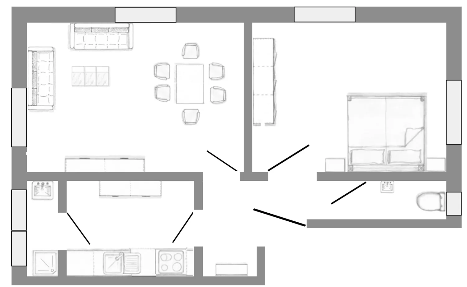 2 Zimmer Wohnung mit 48 m² in Stuttgart – Bild 7