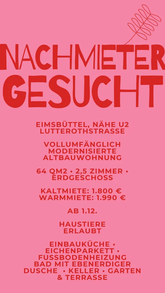 3 Zimmer Wohnung mit 64 m² in Hamburg – Bild 1