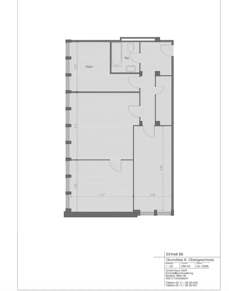 3 Zimmer Wohnung mit 83 m² in Düsseldorf – Bild 8