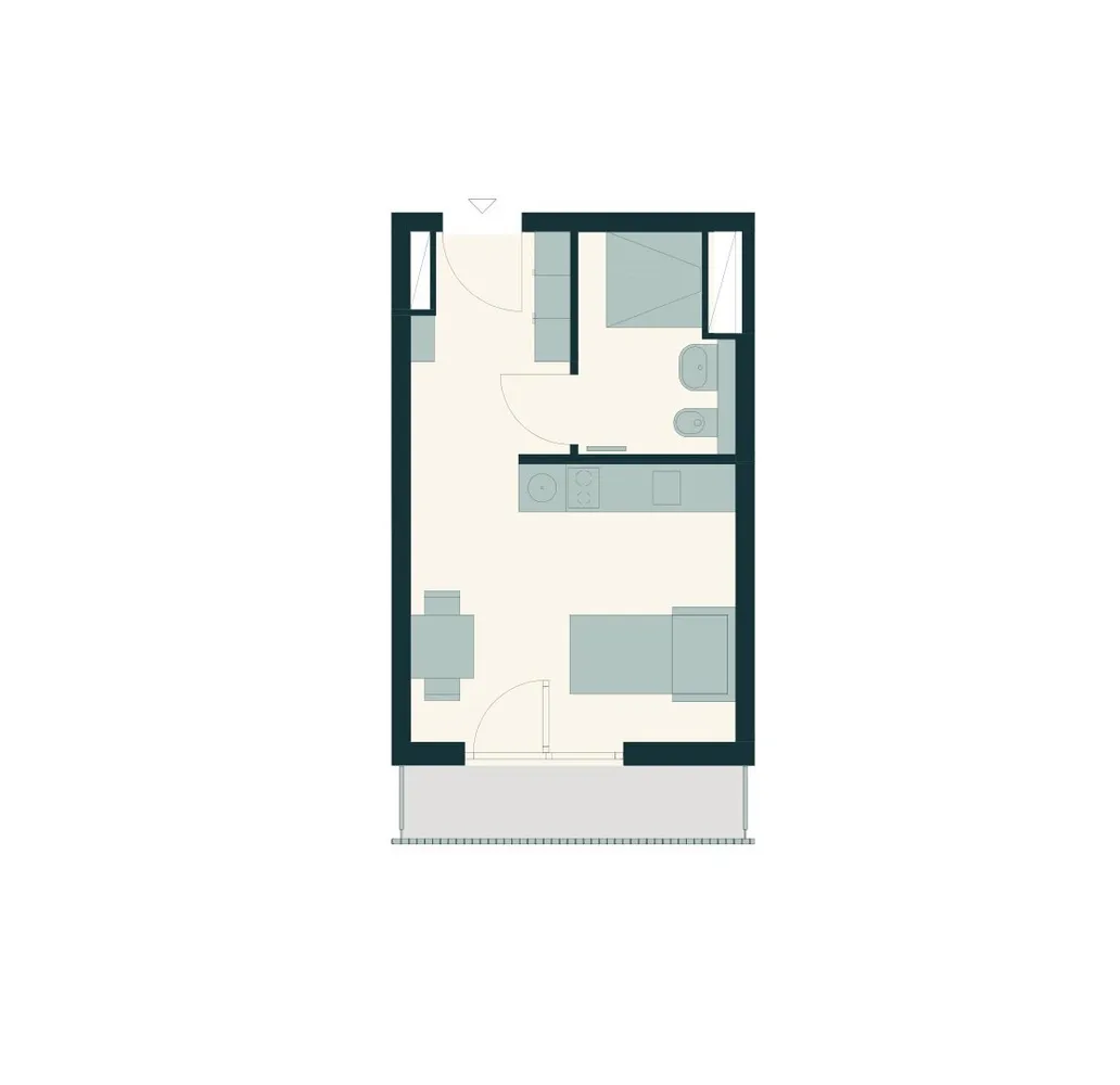 1 Zimmer Wohnung mit 26 m² in Berlin – Bild 5
