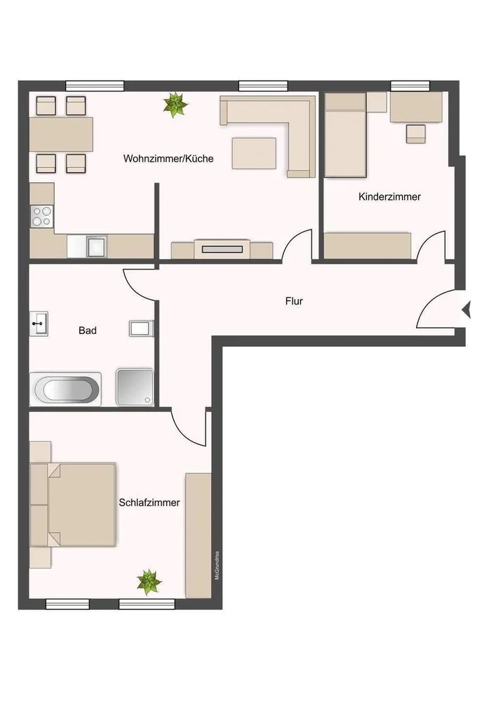 3 Zimmer Wohnung mit 65 m² in Chemnitz – Bild 8