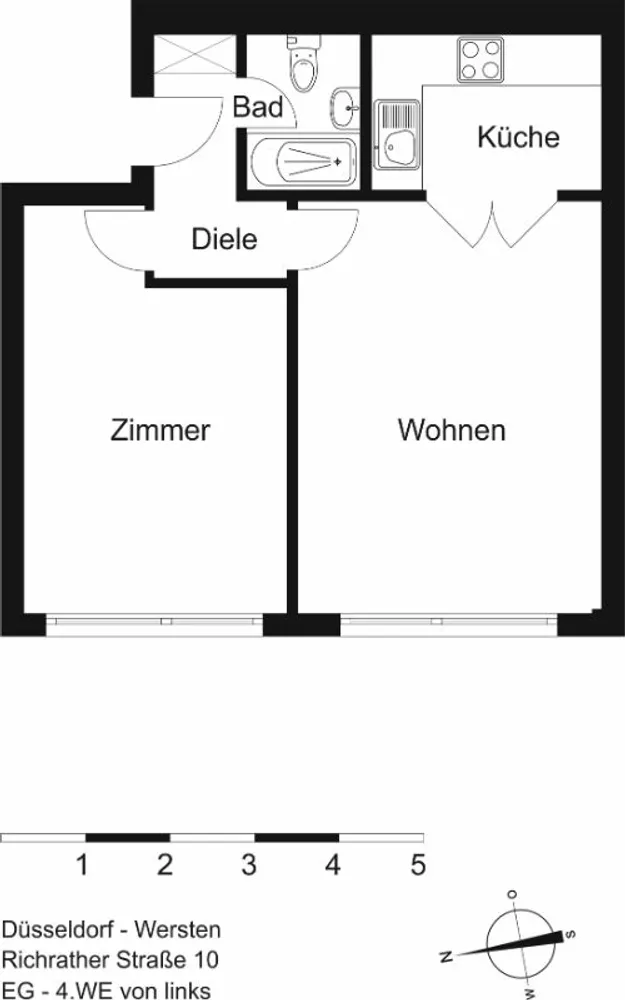 2 Zimmer Wohnung mit 42 m² in Düsseldorf – Bild 10