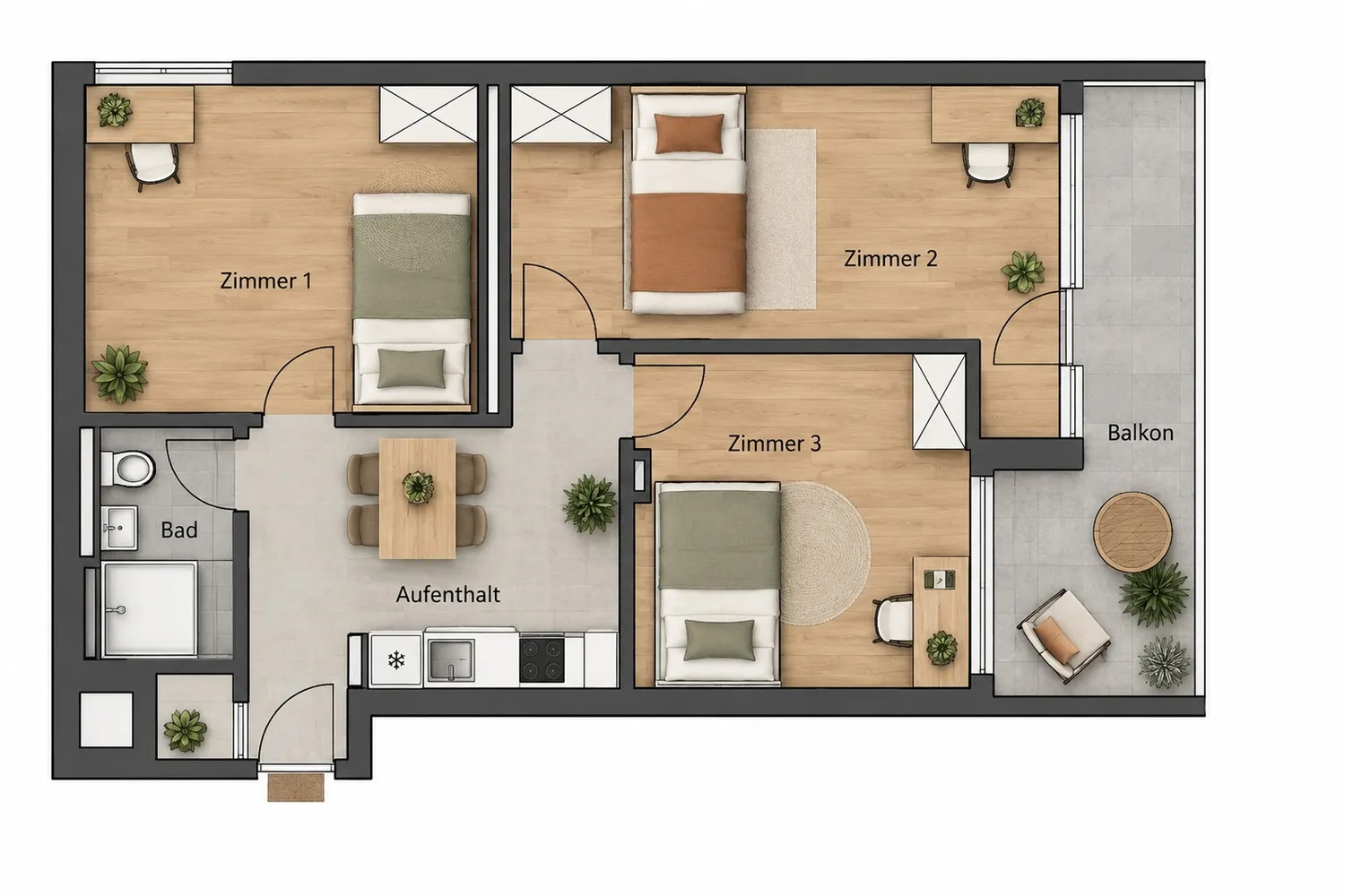 WG-Zimmer mit 16 m² in München – Bild 11