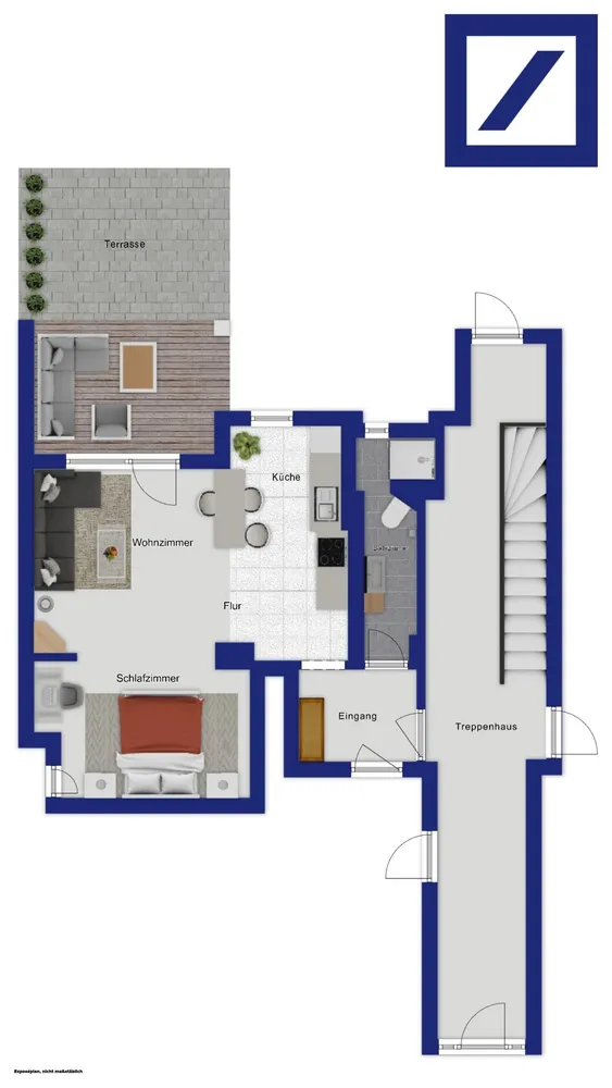 1 Zimmer Wohnung mit 47 m² in Düsseldorf – Bild 10