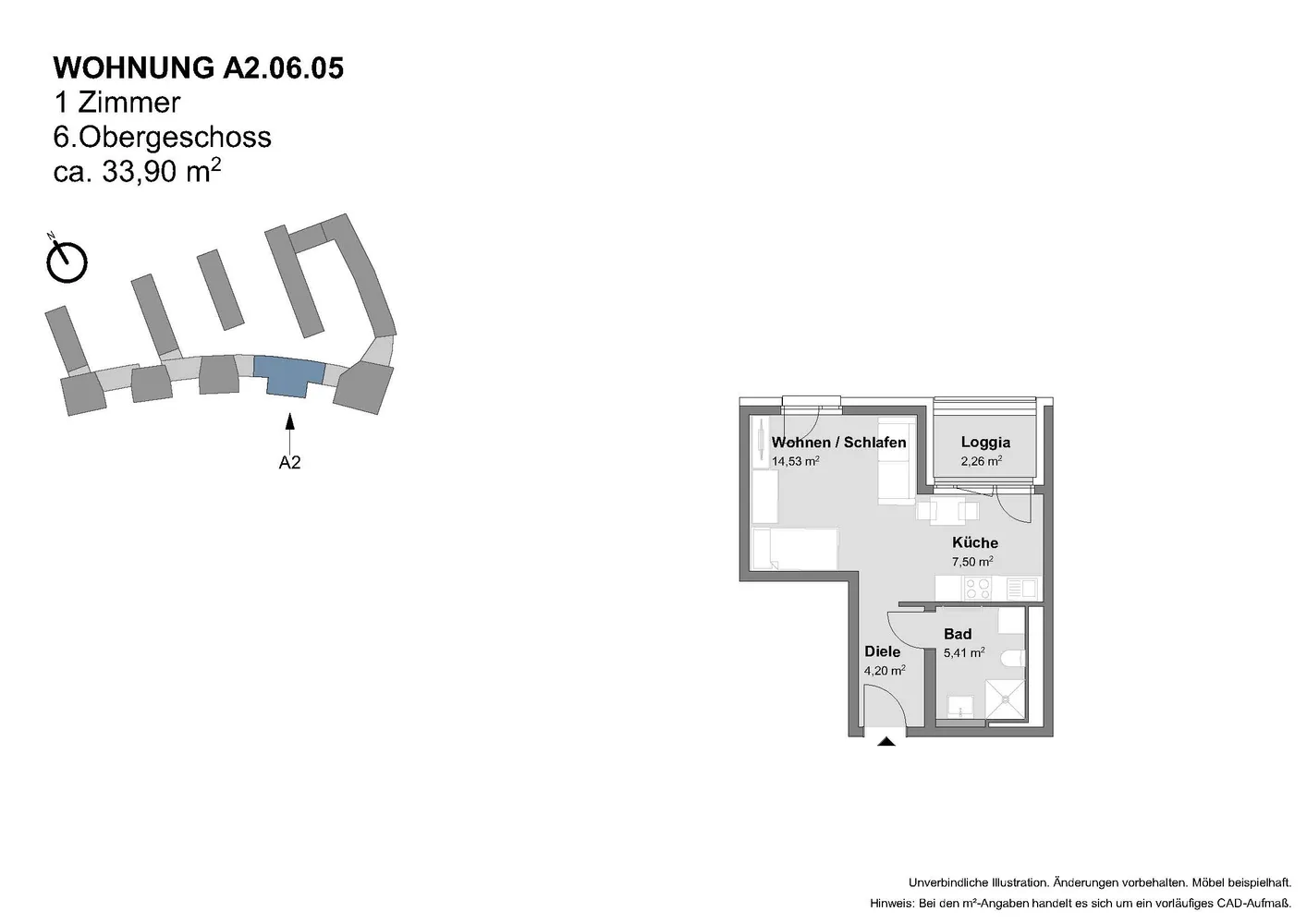 1 Zimmer Wohnung mit 34 m² in München – Bild 8