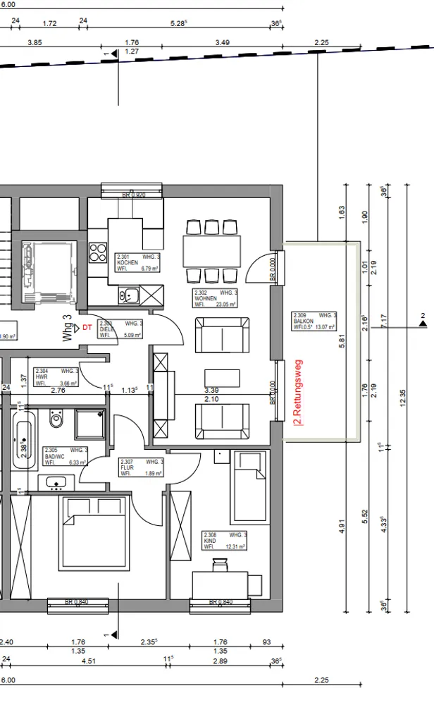 3 Zimmer Wohnung mit 80 m² in Bergisch Gladbach – Bild 12