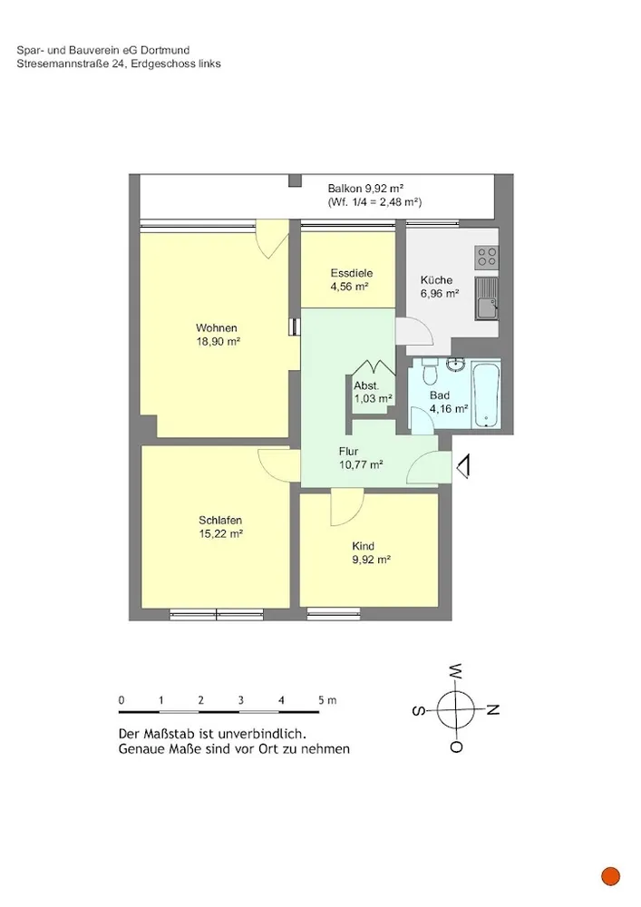 3 Zimmer Wohnung mit 77 m² in Dortmund – Bild 4