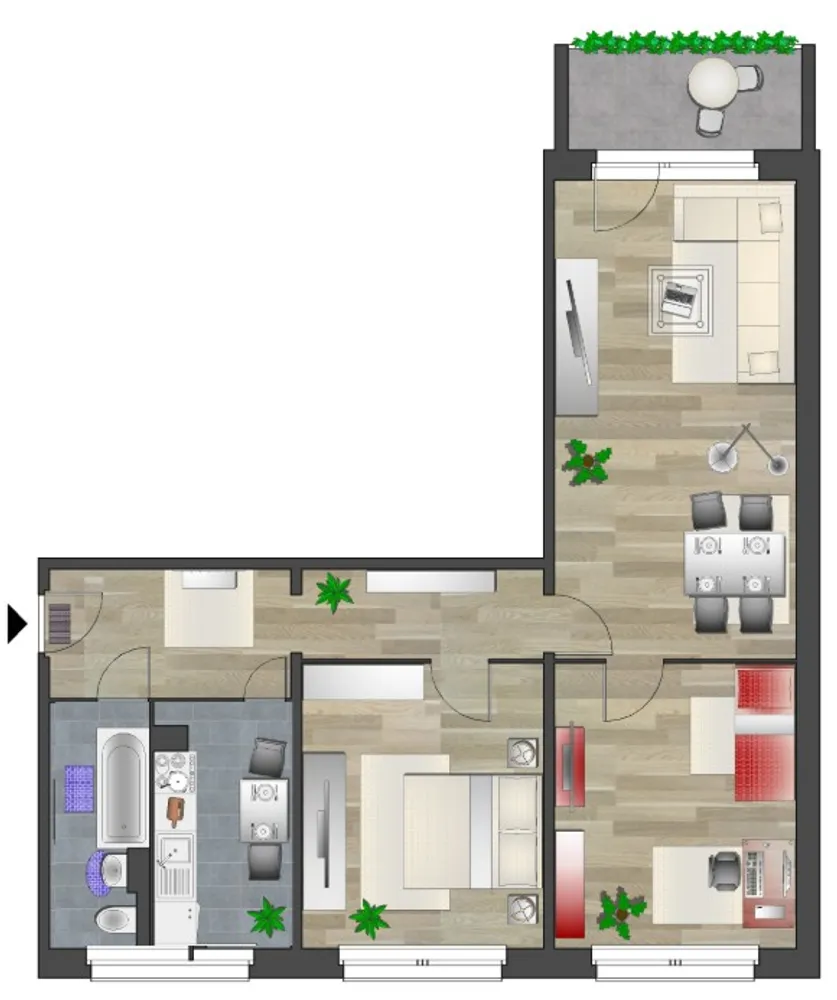 3 Zimmer Wohnung mit 71 m² in Chemnitz – Bild 6