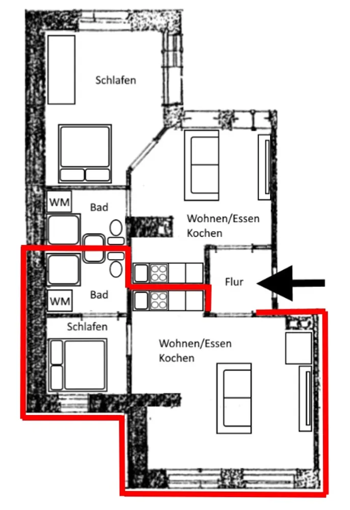 2 Zimmer Wohnung mit 35 m² in Stuttgart – Bild 10