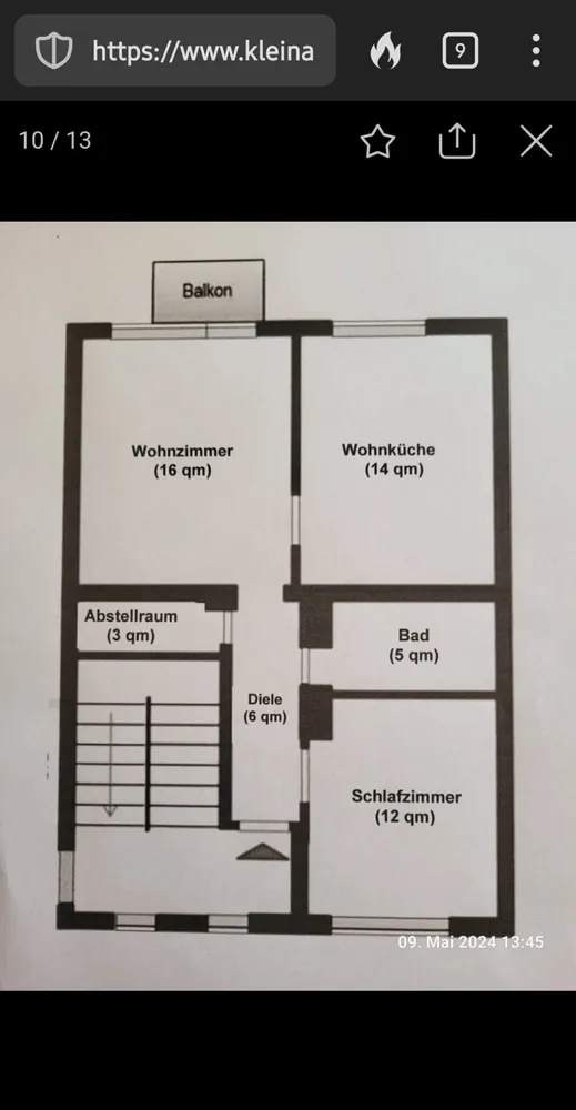 3 Zimmer Wohnung mit 56 m² in Essen – Bild 8