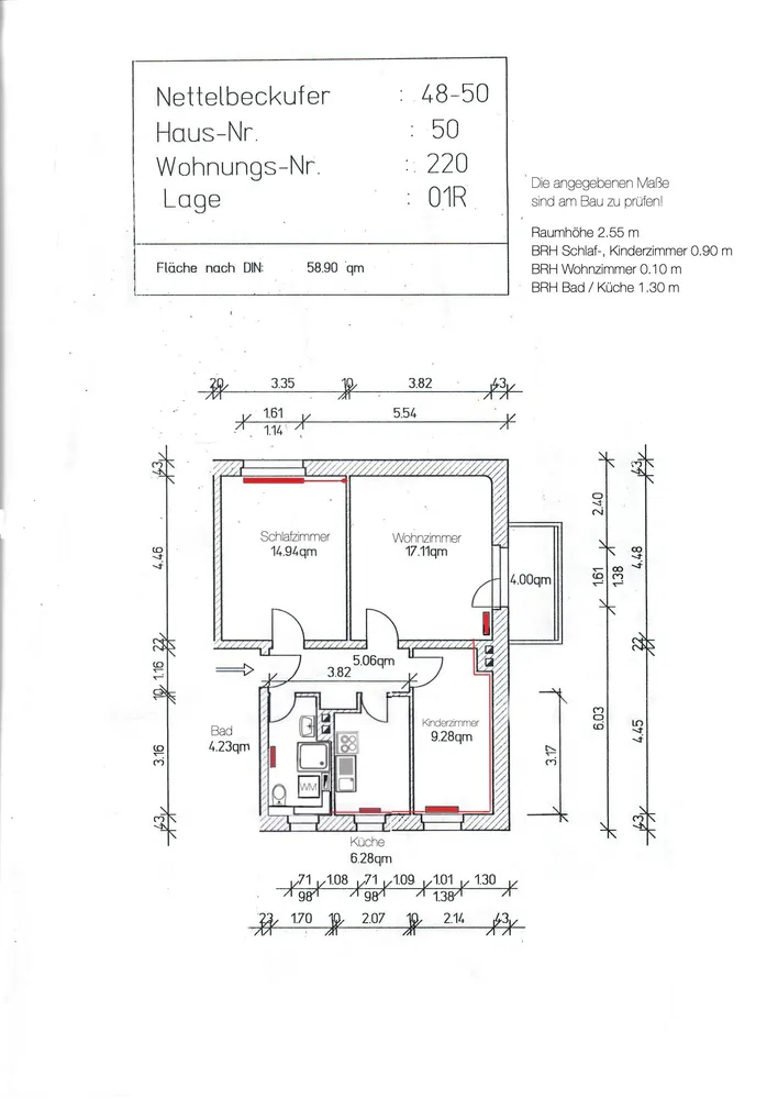 3 room apartment with 59 m² in Erfurt – Photo 2