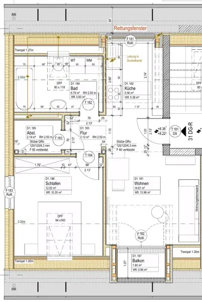 2 Zimmer Wohnung mit 41 m² in Memmingen – Bild 5
