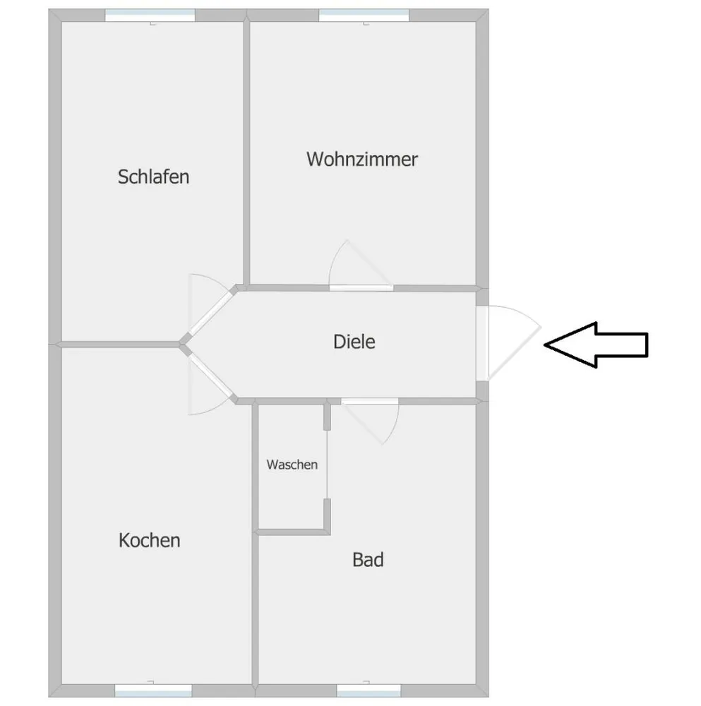 2 Zimmer Wohnung mit 70 m² in Essen – Bild 12