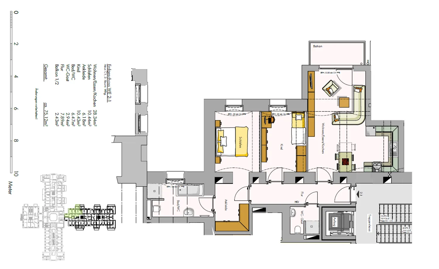 3 room apartment with 75 m² in Chemnitz – Photo 4