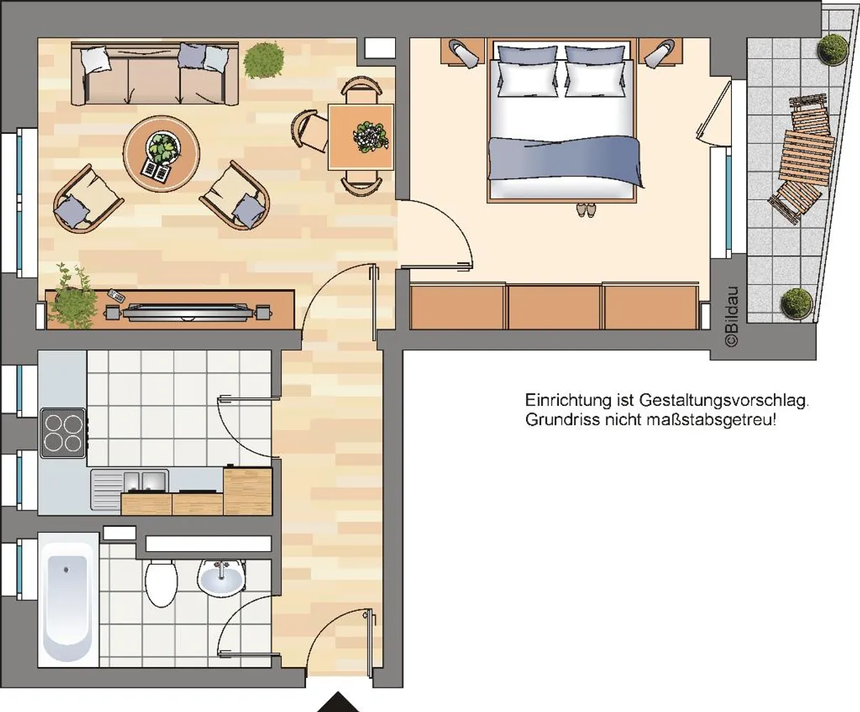 3 Zimmer Wohnung mit 48 m² in Gelsenkirchen – Bild 4