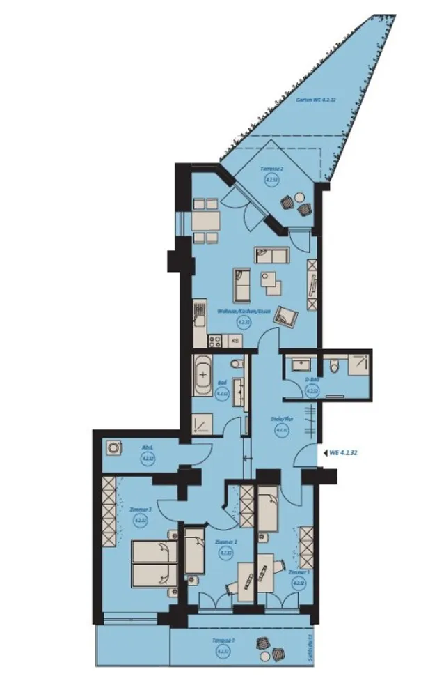 4 Zimmer Wohnung mit 126 m² in Leipzig – Bild 2