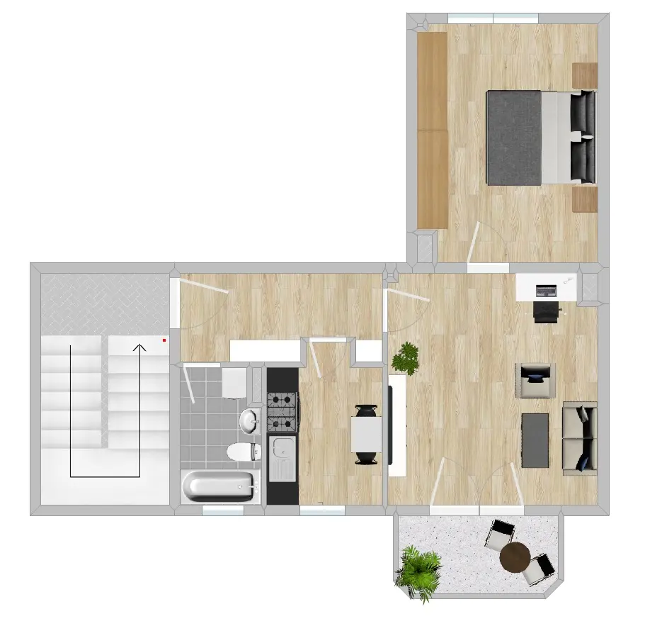 2 Zimmer Wohnung mit 51 m² in Riesa – Bild 6