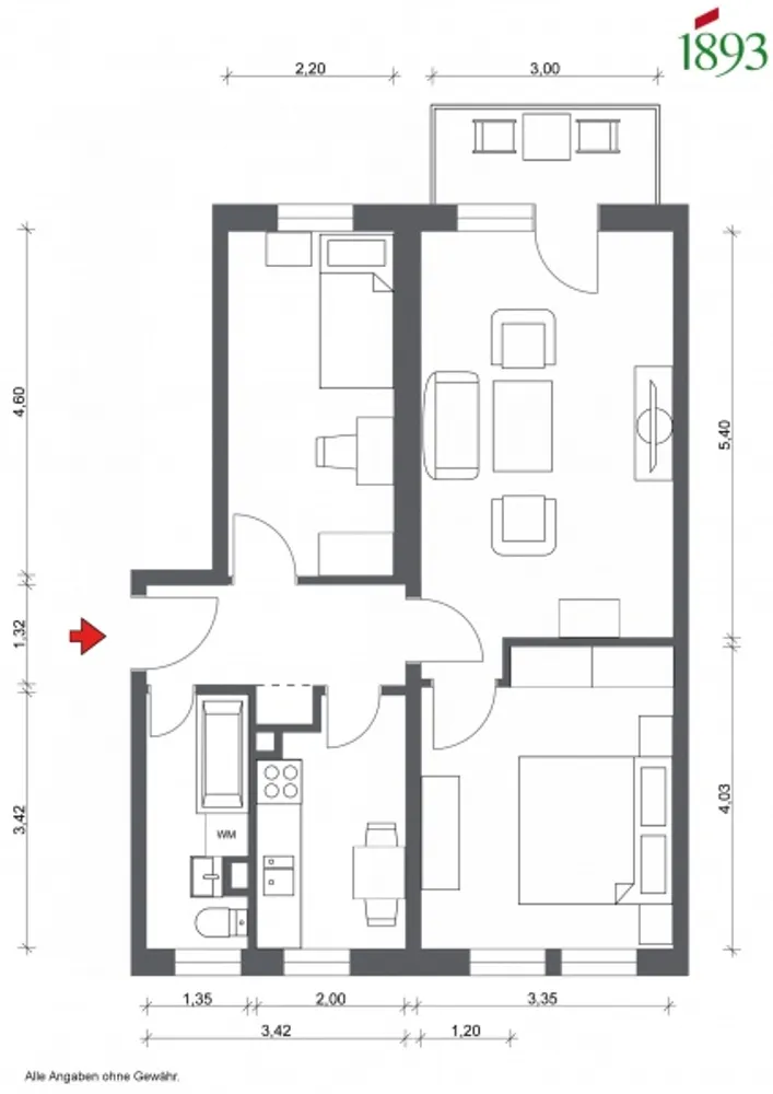 3 room apartment with 59 m² in Magdeburg – Photo 4