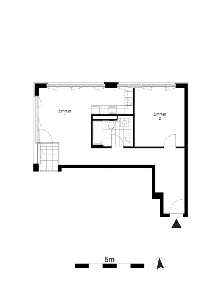 2 Zimmer Wohnung mit 61 m² in Berlin – Bild 2