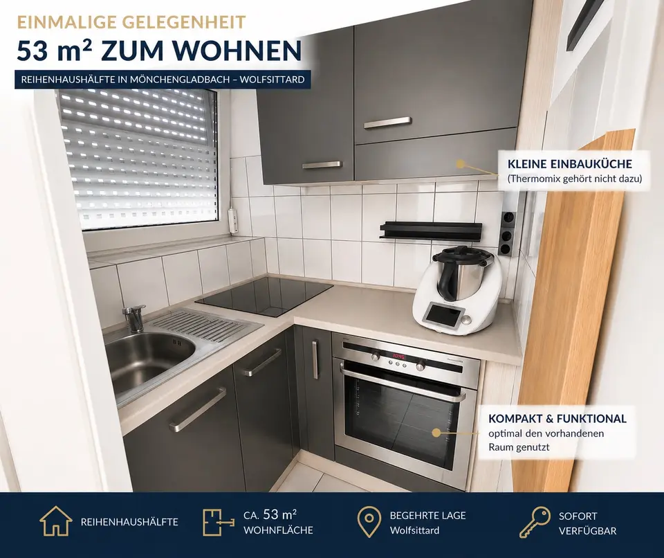 3 Zimmer Wohnung mit 53 m² in Mönchengladbach – Bild 1