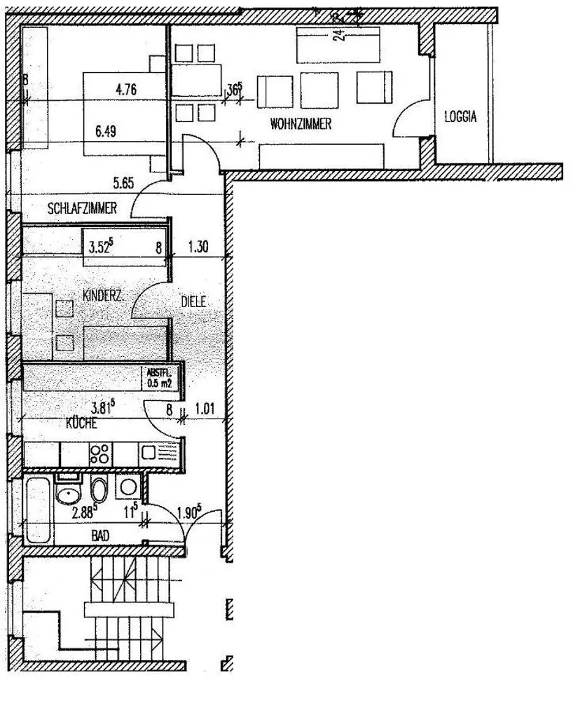 3 room apartment with 76 m² in Cologne – Photo 4