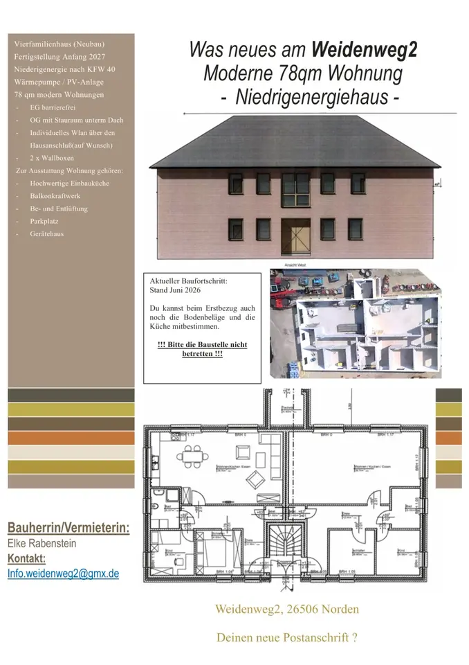 4 Zimmer Wohnung mit 90 m² in Norden – Bild 5