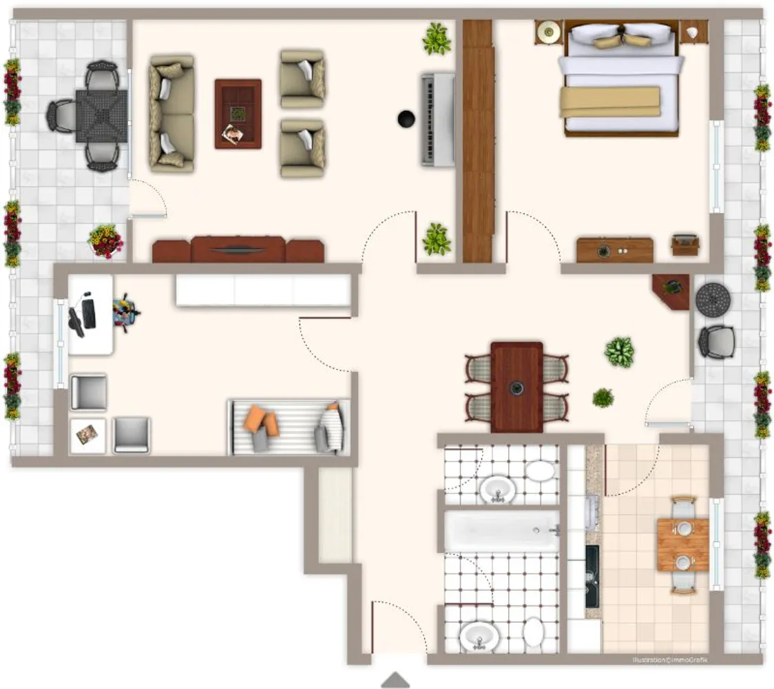 3 Zimmer Wohnung mit 86 m² in Mönchengladbach – Bild 2