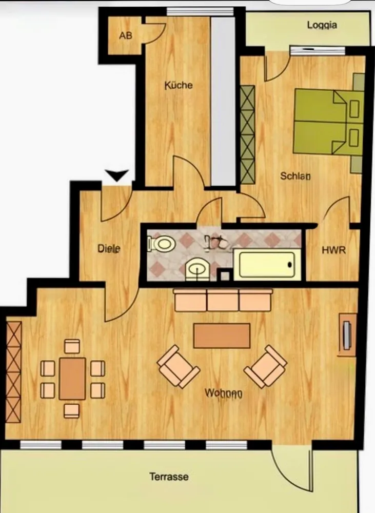 3 room apartment with 90 m² in Düsseldorf – Photo 6