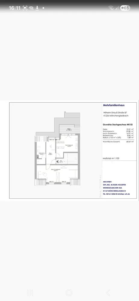 2 Zimmer Wohnung mit 65 m² in Mönchengladbach – Bild 4
