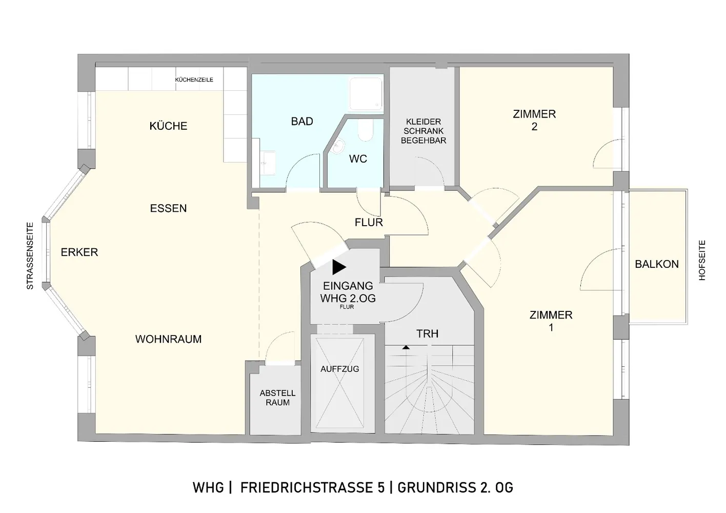 3 Zimmer Wohnung mit 103 m² in Düsseldorf – Bild 2
