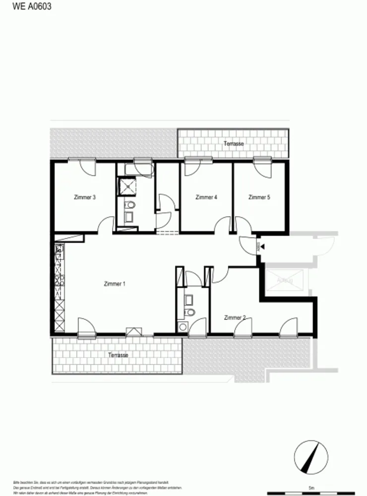 5 room apartment with 124 m² in Berlin – Photo 2