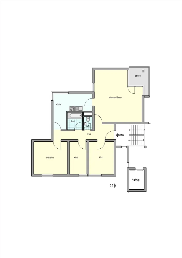 4 Zimmer Wohnung mit 91 m² in Esslingen am Neckar – Bild 2