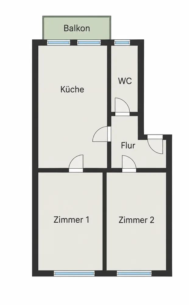 2 Zimmer Wohnung mit 52 m² in Mannheim – Bild 8