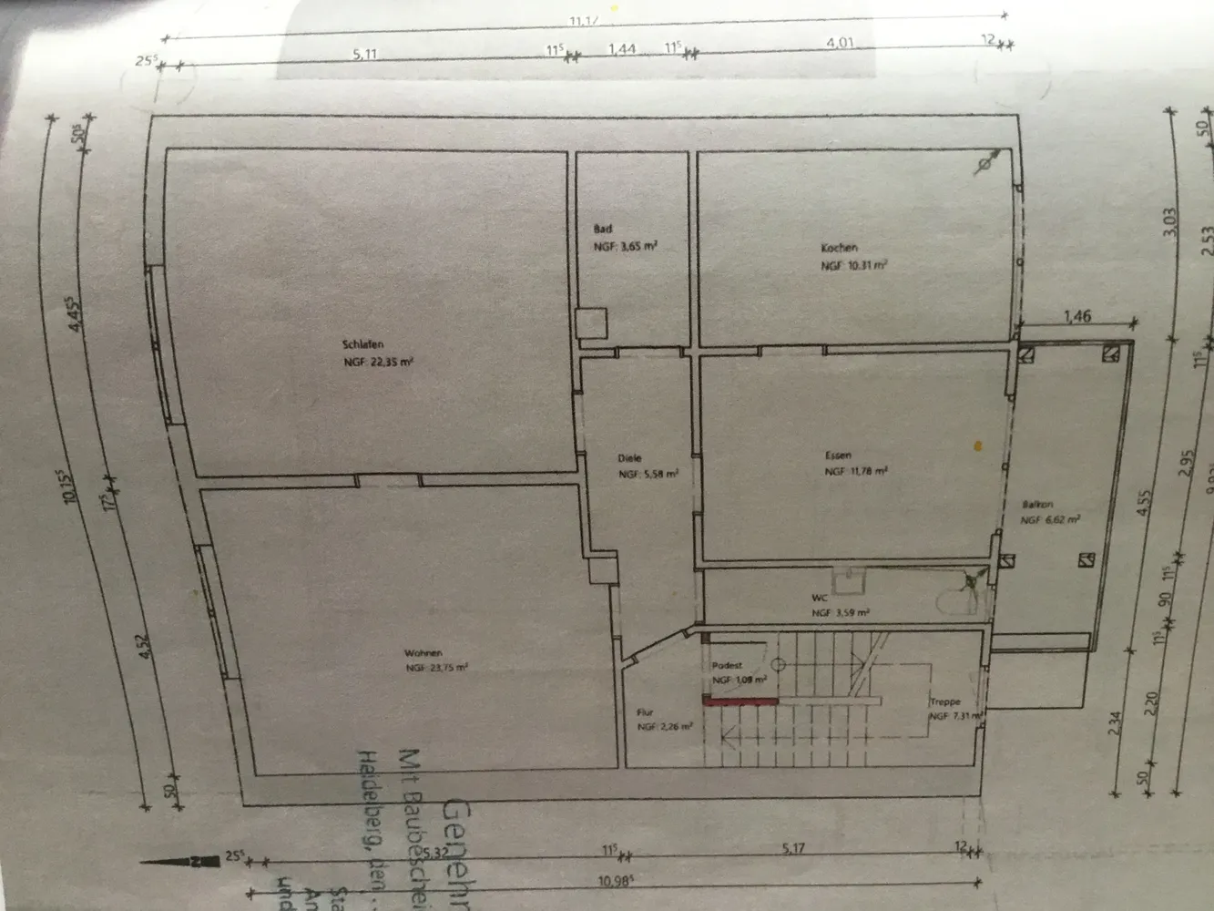 3 Zimmer Wohnung mit 90 m² in Heidelberg – Bild 12