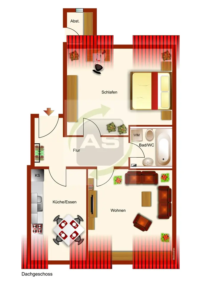 3 Zimmer Wohnung mit 67 m² in Zwickau – Bild 5