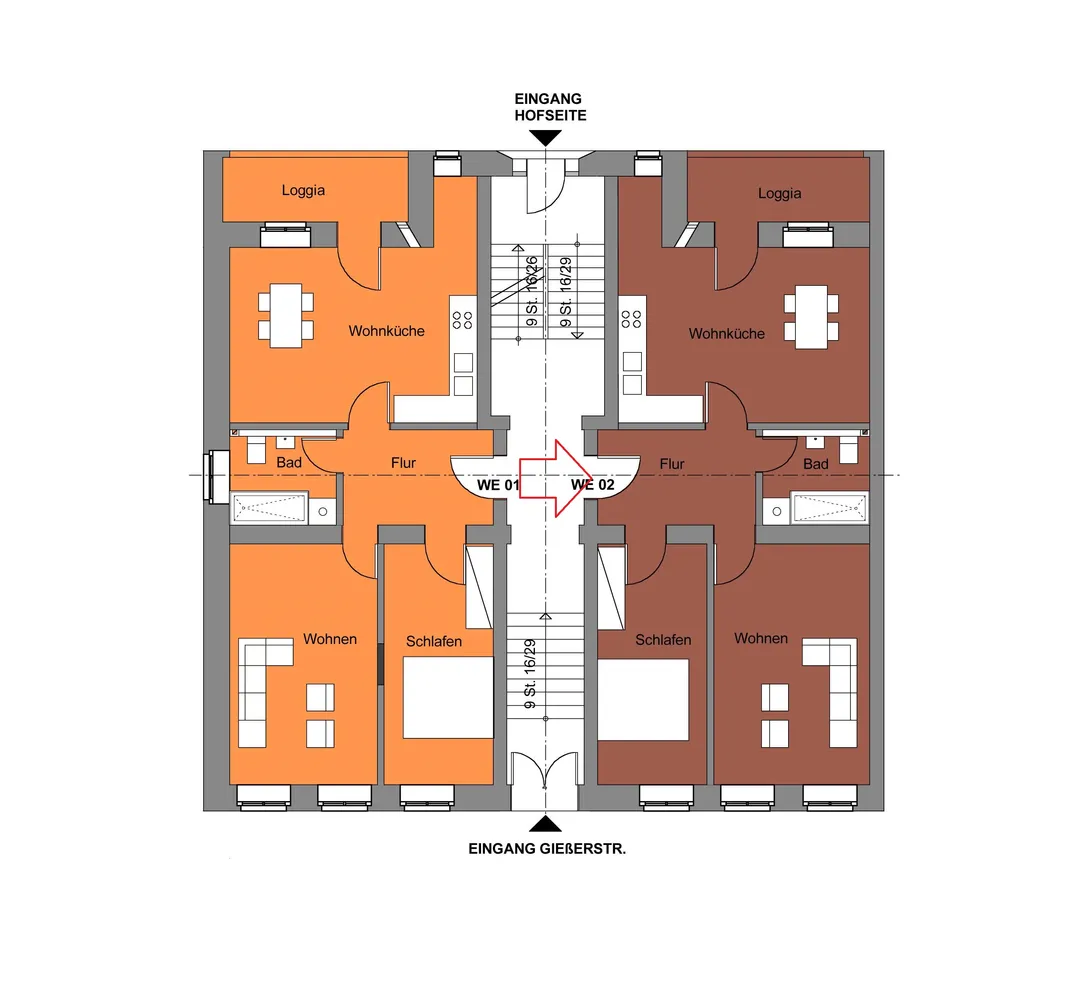 3 Zimmer Wohnung mit 71 m² in Leipzig – Bild 1