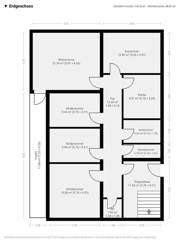 5 Zimmer Wohnung mit 99 m² in Schwäbisch Gmünd – Bild 6
