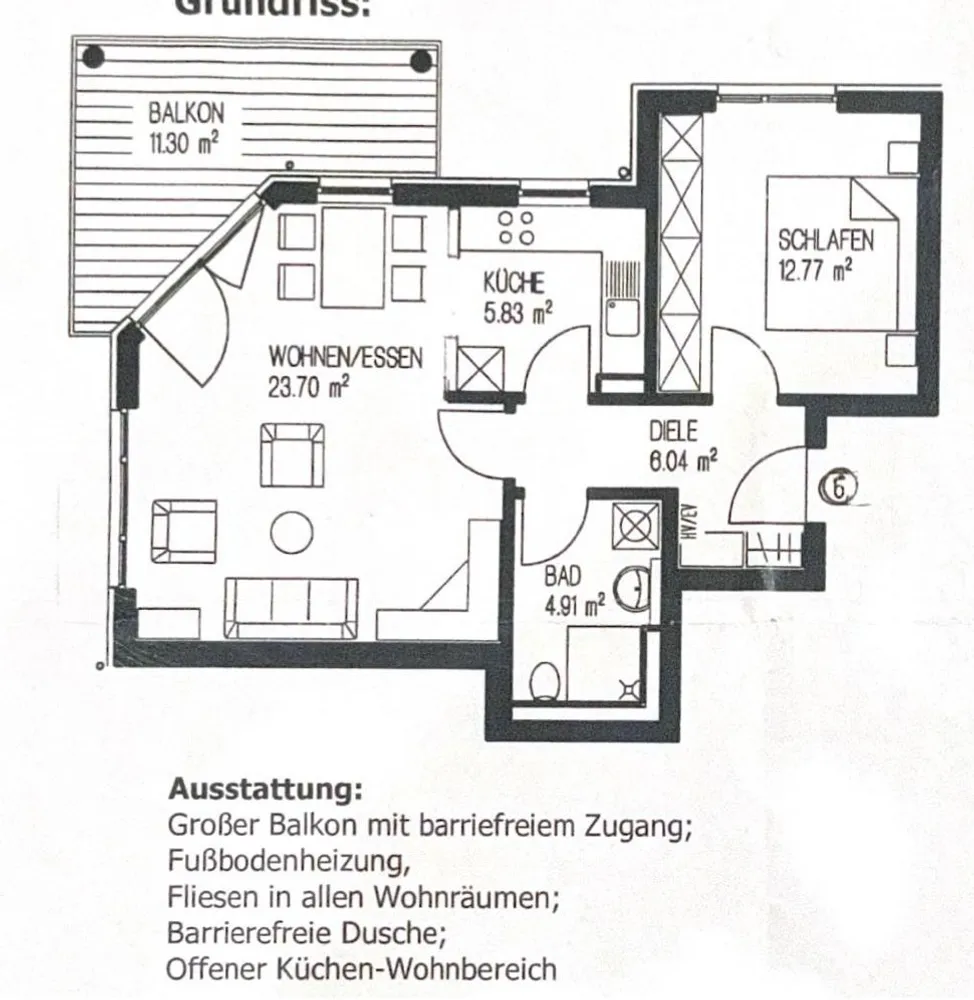 2 Zimmer Wohnung mit 60 m² in Augsburg – Bild 5