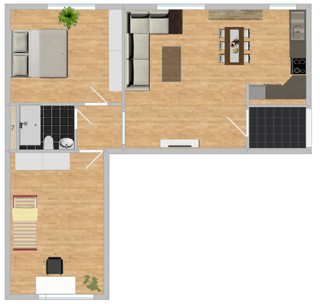 3 Zimmer Wohnung mit 70 m² in Remscheid – Bild 2