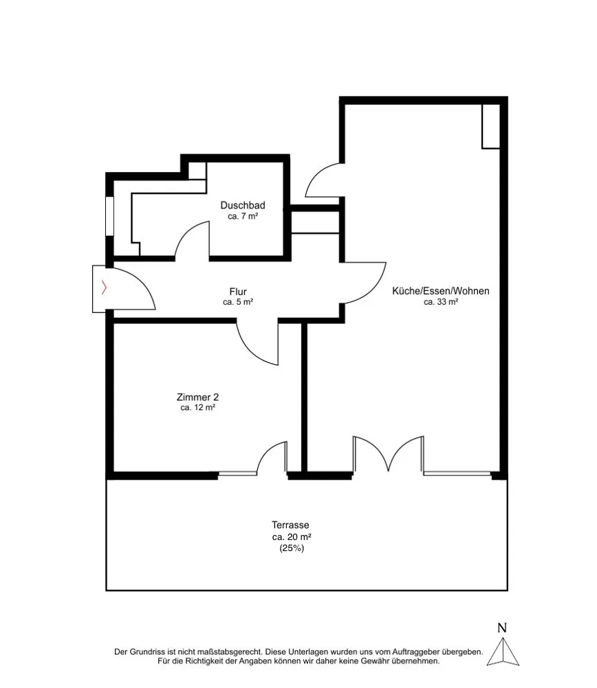 2 Zimmer Wohnung mit 55 m² in Hamburg – Bild 5