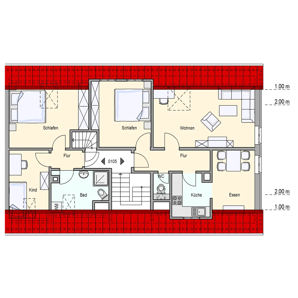 5 Zimmer Wohnung mit 74 m² in Stuttgart – Bild 7